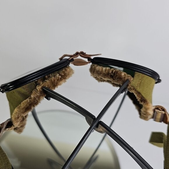 WWII 1942 US Original Foster Grant Snow Or Aviator GOGGLES Rare Amazing Set - Picture 7 of 15
